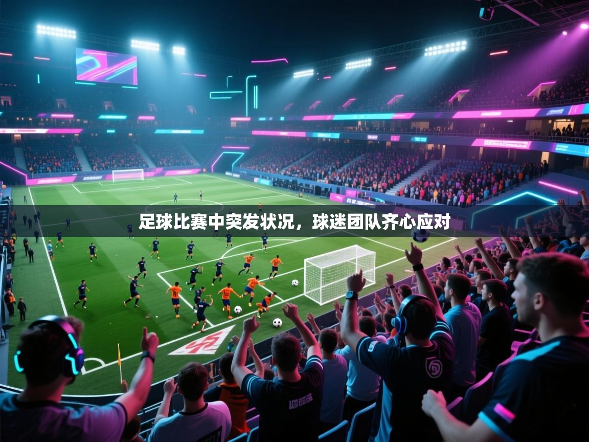 足球比赛中突发状况，球迷团队齐心应对